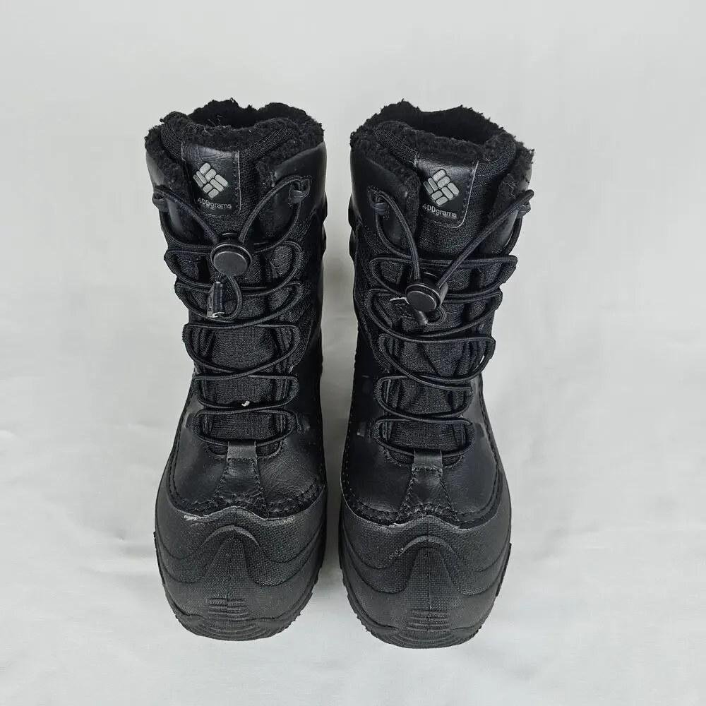 Columbia Bugaboot Celsius Kids Boots Size 5, 1945701010 Black